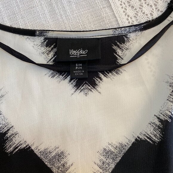 MOSSIMO Size S/M kimono w/ an open front and fringe trim - Picture 6 of 8